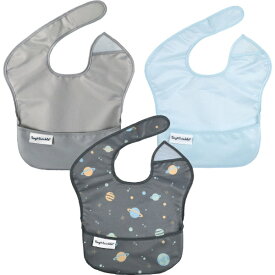 Tiny Twinkle｜タイニートゥインクル イージービブ 3枚セット Space/Ice Blue/Grey