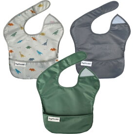 Tiny Twinkle｜タイニートゥインクル イージービブ 3枚セット Dino/Olive/Charcoal