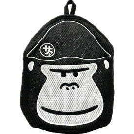 パインクリエイト｜Pine create GORELAX（ごリラックス）まもるさんの洗えるポーチ ブラック 24P44959