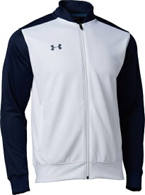 【返品交換不可】 アンダーアーマー｜UNDER ARMOUR 男女兼用 UAチーム ウォームアップ ジャケット Midnight Navy×White×Black 1314108 [ユニセックス /LGサイズ]