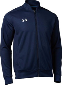 【返品交換不可】 アンダーアーマー｜UNDER ARMOUR 男女兼用 UAチーム ウォームアップ ジャケット Midnight Navy×J Navy×White 1314108 [ユニセックス /XLサイズ]