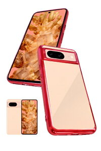 shizukawill�b�V�Y�J�E�B�� Google Pixel8 �T�C�h���b�L���H TPU �N���A�P�[�X ���b�h×�N���A GOPI8CLRE