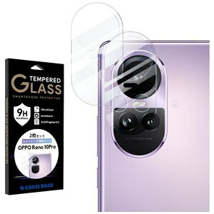 CROSS ROAD�b�N���X���[�h OPPO Reno10 Pro 5G �J���������Y�ی�t�B���� 2���� �N���A CRCG-OPRE10P