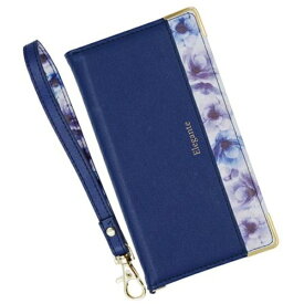 近通｜Kintsu GooglePixel8Proケース手帳型ブルーミースマホケース Elegante フラワーネイビー BL-PIX8P-NV