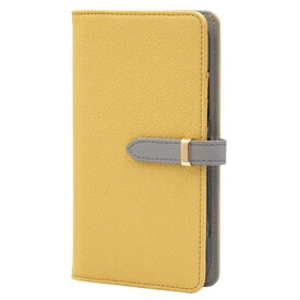 近通｜Kintsu iPhone15ケース手帳型ベルテッドスマホケースシンプルスタンドエレガンテElegante Elegante レモンカード BD-IP15-05LC