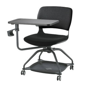 サンワサプライ｜SANWA SUPPLY ミーティングチェア [W625xD775xH810mm] テーブル付き ブラック SNC-T165BK