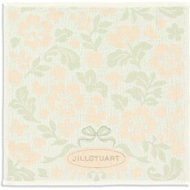 タオル美術館 JILLSTUART（ジルスチュアート）フローラルガーゼ タオルハンカチ（約25×25cm） アイボリー