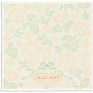 タオル美術館|Towel Art Museum JILLSTUART(ジルスチュアート)フローラルガーゼ タオルハンカチ(約25×25cm) アイボリー