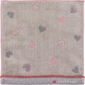 タオル美術館 JILLSTUART（ジルスチュアート）キャンディードット タオルハンカチ（約20×20cm） グレー
