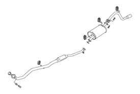 monsterSPORT｜モンスタースポーツ エキゾーストパイプマウント70°4個入 249540-0000M