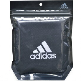 タオル美術館 カラーブロック　フェイスタオル　ブラック adidas