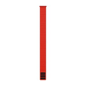 GARMINbK[~ UltraFit 2 Nylon Strap 26mm Flame Red 010-13306-22