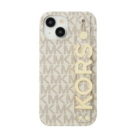 マイケルコース｜MICHAEL KORS Slim Wrap Case Stand & Ring iPhone 15 MICHAEL KORS Vanilla MKSRVNLWPIP2361