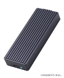 ITPROTECH｜アイティプロテック SSDケース USB-C接続 USB4対応(Mac/Windows11対応) ブラック AOK-M2NVME-USB4 [M.2対応 /NVMe /1台]
