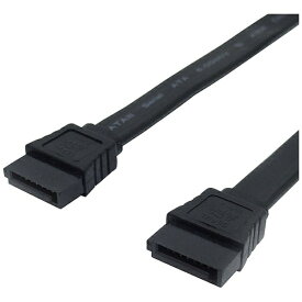 親和産業｜Shinwa Sangyo SATA3ケーブル ラッチなし 20cm ブラック SS-SAT20BK-S0
