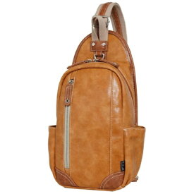 ELA｜イー・エル・エー ELA　合成皮革　ボディバッグ キャメル ELA-12259-CA