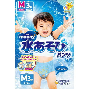 ���j�`���[���bunicharm moony�i���[�j�[�j�������уp���c M�T�C�Y�i6-12kg�j3�� �u���[