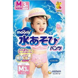 ���j�`���[���bunicharm moony�i���[�j�[�j�������уp���c M�T�C�Y�i6-12kg�j3�� �s���N