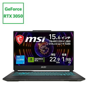 yGg[ōőSz|CgҌb9/11z MSIbGGXAC Q[~Om[gp\R Cyborg 15 A12V(RTX 3050) ubN & XPg Cyborg-15-A12UC-3050JP [15.6^ /Windows11 Home /intel Core i5 /