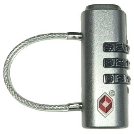 A.L.I｜アジア・ラゲージ TSAワイヤー南京錠 シルバー