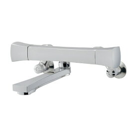 カクダイ｜KAKUDAI 2ハンドル混合栓 128-108 [壁付タイプ]