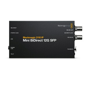 BlackmagicDesign�b�u���b�N�}�W�b�N�f�U�C�� Blackmagic 2110 IP Mini BiDirect 12G SFP