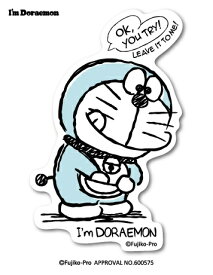 ゼネラルステッカー ダイカット透明ステッカー Im Doraemon シンプル5 LCS-738