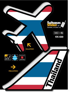 �[�l�����X�e�b�J�[�bGENERAL STICKER AIR PORT DESIGN �X�e�b�J�[ �u���b�N�G�f�B�V���� Thailand KK-020