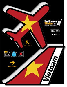 �[�l�����X�e�b�J�[�bGENERAL STICKER AIR PORT DESIGN �X�e�b�J�[ �u���b�N�G�f�B�V���� Vietnam KK-022