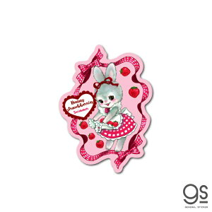 ゼネラルステッカー|GENERAL STICKER ダイカットビニールミニステッカー SWIMMER いちごチェック SWM-068