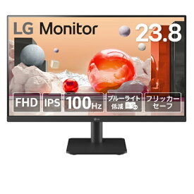 【エントリーで最大全額ポイント還元｜7/18迄】 LG｜エルジー PCモニター 24MS500-B [23.8型 /フルHD(1920×1080) /ワイド]