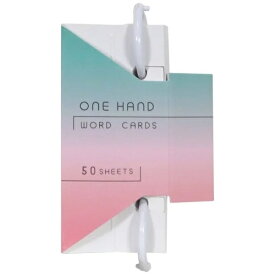 クツワ｜KUTSUWA 単語カード小 ONE HAND(ワンハンド) コーラル SC236CP