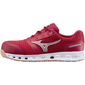 mizuno｜ミズノ メンズ ワーキングシューズ オールマイティ ALMIGHTY VH 11 L 紐 ローカット レッド×ホワイト F1GA2204 [メンズ /29.0cm /幅:3E]