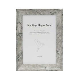 King｜キング フォトフレーム marble Lサイズ グレー