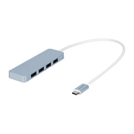 OWLTECH｜オウルテック OWL-UCHU3A4-BM USB-C → USB-A 変換ハブ (iPadOS/Mac/Windows11対応) ブルーメタリック [バスパワー /4ポート /USB 3.2 Gen1対応]