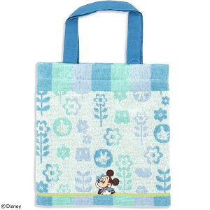 タオル美術館|Towel Art Museum Disney リトルガーデン ミニバッグ ミッキーマウス(ブルー)