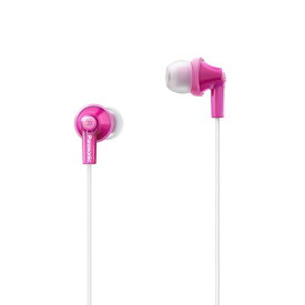 Panasonic｜パナソニック イヤホン カナル型 ピンク RP-HJE150M-P [φ3.5mm ミニプラグ]