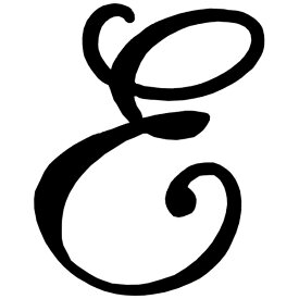 清原｜KIYOHARA イニシャルモチーフワッペン 黒 E IMBK