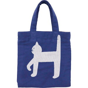 タオル美術館|Towel Art Museum kippis(キッピス)ねこ ミニバッグ ブルー