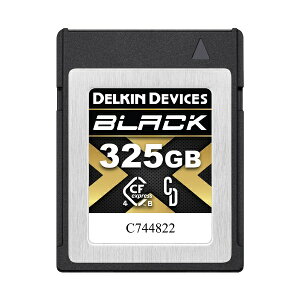 fLfoCXbDELKIN DEVICES BLACK 4.0 CFexpress Type B J[h 325GB (őǍ3530MB/s ő发3250MB/s) DELKIN DEVICES DCFX4B325