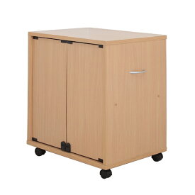 充英アート｜Jueiart 同人誌専用 押入れワゴン 両面収納 奥行45cm JAJAN ナチュラル DSW-T60N