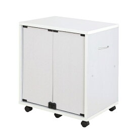 充英アート｜Jueiart 同人誌専用 押入れワゴン 両面収納 奥行45cm JAJAN ホワイトグレー DSW-T60W