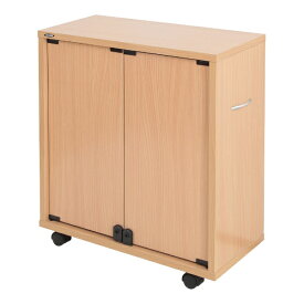 充英アート｜Jueiart 同人誌専用 押入れワゴン 片面収納 奥行27cm JAJAN ナチュラル DSW-T6027N