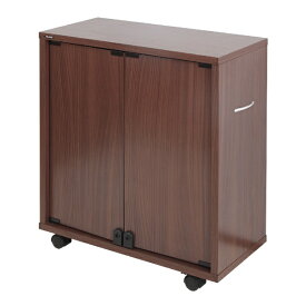 充英アート｜Jueiart 同人誌専用 押入れワゴン 片面収納 奥行27cm JAJAN ブラウン DSW-T6027B
