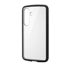 ELECOM｜エレコム Galaxy S24 TOUGH SLIM LITE フレームカラー ストラップホールシート付 ブラック PM-G241TSLFCBK