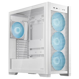 ASUS｜エイスース PCケース [ATX /Micro ATX /Extended ATX /Mini-ITX] TUF Gaming GT302 ARGB ホワイト GT302/ARGB/FANS/WHT