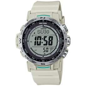 【エントリーで最大全額ポイント還元｜8/5迄】 CASIO｜カシオ 【ソーラー電波時計】PRO TREK（プロトレック）Climber Line（クライマーライン） ホワイト PRW-35-7JF