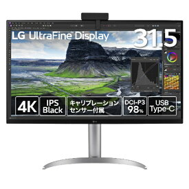 LG｜エルジー USB-C接続 PCモニター ブラック 32UQ85RV-W [32型 /4K(3840×2160） /ワイド]