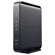 BUFFALO｜バッファロー Wi-Fiルーター 1201+300Mbps AirStation(エントリーモデル) ブラック WSR-1500AX2…