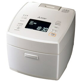 【エントリーで最大全額ポイント還元｜8/5迄】 三菱電機｜Mitsubishi Electric 炊飯器 本炭釜 白真珠 NJ-VW10G-W [5.5合 /IH]
